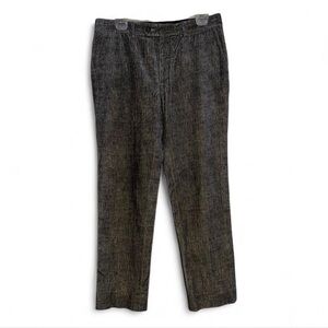 John Varvatos gray-tan velvet pants